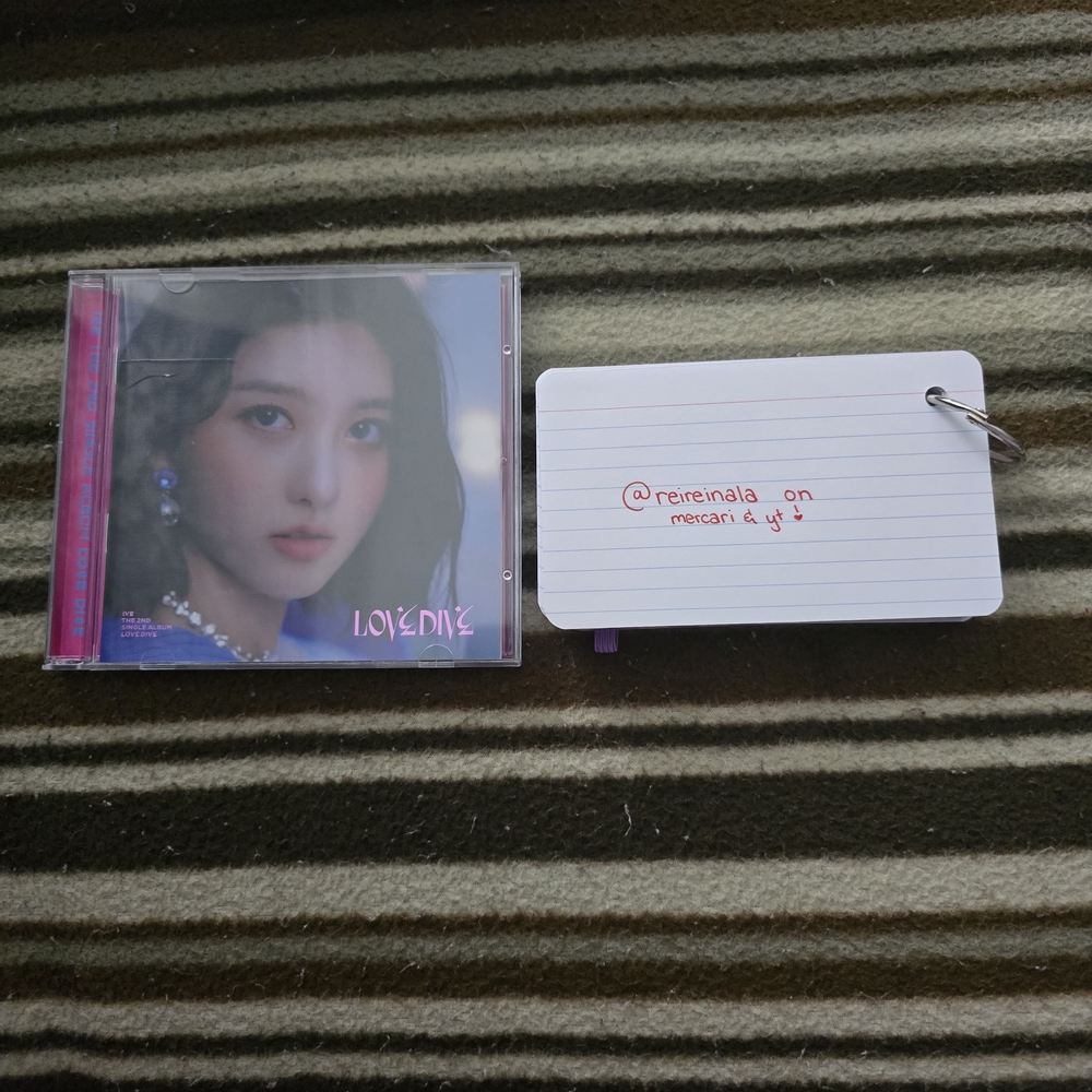 IVE K-POP GAEUL LOVE DIVE CD **NO PC**